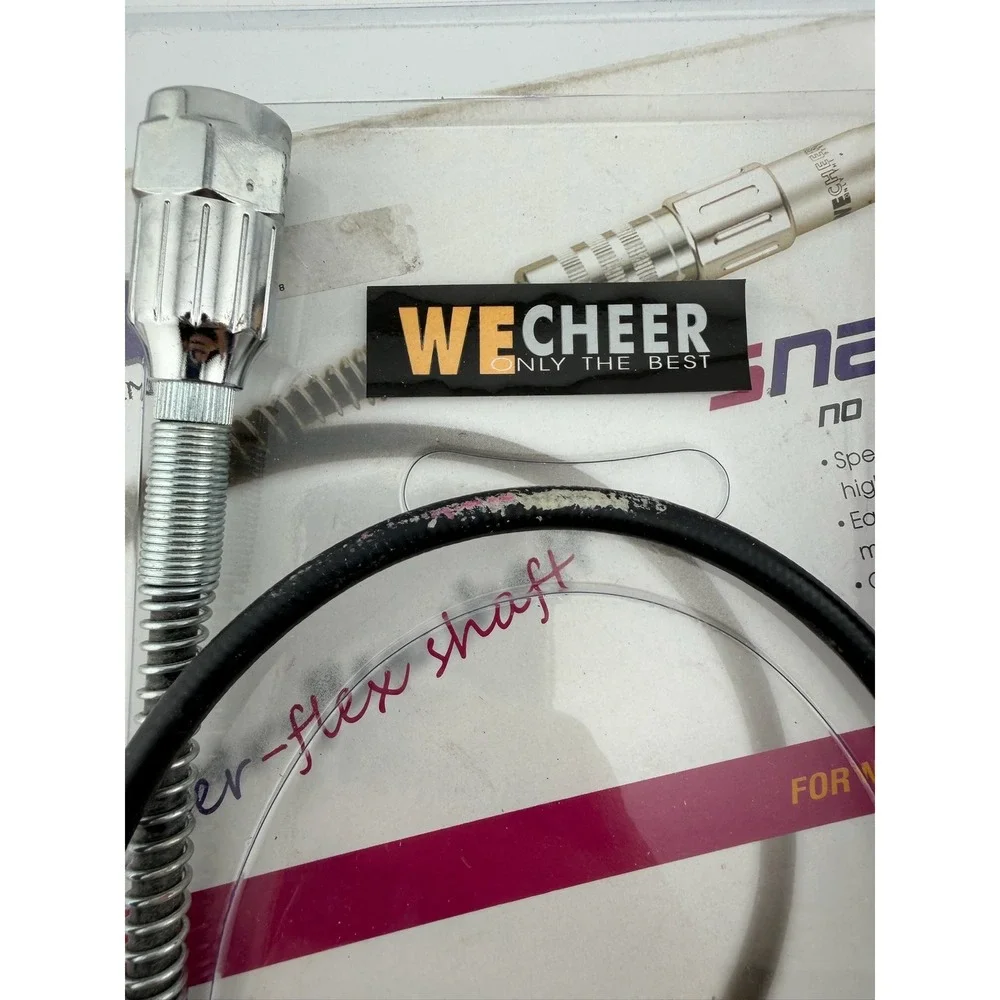 Wecheer WE-288 Super Flex Shaft Snap Lock Professional Nail Tool Silver Good